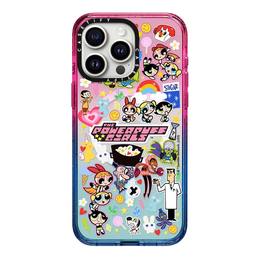 powerpuff girls stickermania hülle mit magsafe