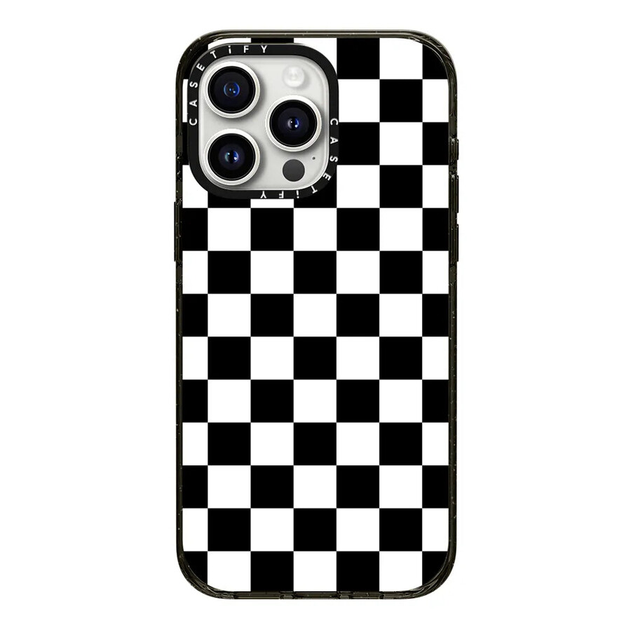schachbrettmuster in schwarz-weiß mit zweifarbigem design und magsa-mag-verschluss