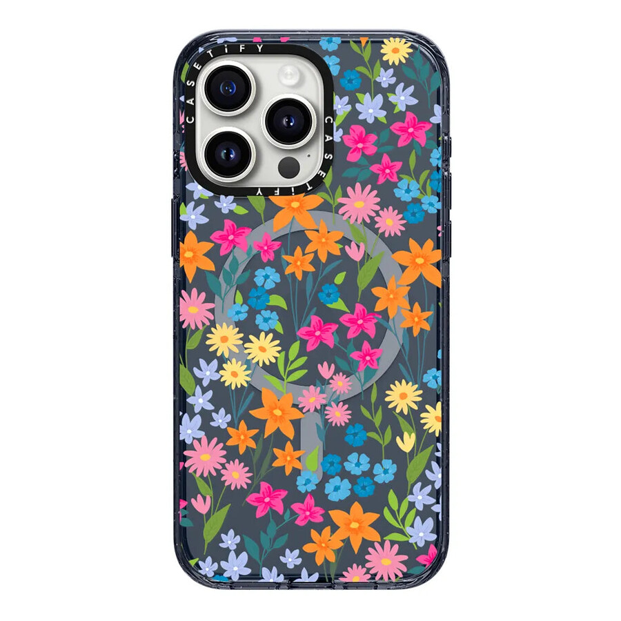 leuchtende frühlingsblumen – gänseblümchenmuster mit magsafe